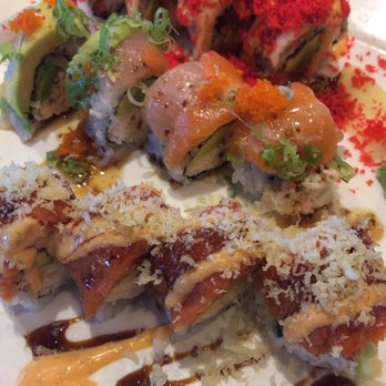 Sushi Station - 3 for 19 lunch special: spicy red dragon, rainbow and tiger - Japanese Near Me - Riverside, California