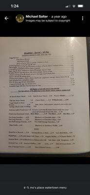 Menu photo 1 Mo's Place Watertown, NY Menu photo 1 Mo's Place Watertown, NY
