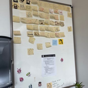 Kung Fu Tea - Dinkytown - a white board with sticky notes on it - Bubble Tea Near Me - Minneapolis, Minnesota