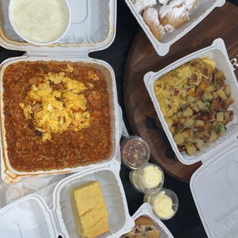 Cajun Kitchen Cafe - Jambalaya & egg ... New Orleans omelette & beignets - Cajun/Creole Near Me - Lompoc, California