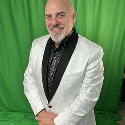 An incredibly comfortable and lightweight white on white tux jacket from Mr. Tux in Lake Zurich