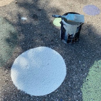 Heidelberg Project - Some visitors are lucky enough to be asked by Tyree to paint a spot - Art Galleries Near Me - Detroit, Michigan