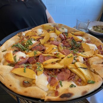 Pizzeria GM - Pear and sausage pizza. - Pizza Near Me - Homewood, Alabama