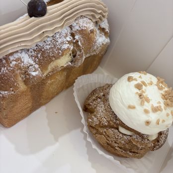 Bag of Cakes - Coffee Brioche, Banana Cream Puff - Bakeries Near Me - Fullerton, California Bag of Cakes - Coffee Brioche, Banana Cream Puff - Bakeries Near Me - Fullerton, California