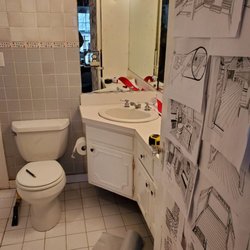 Waypoint Home Improvement - Bathroom before remodel.