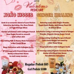 Mood Nail Lounge Campbell - Valentines Pedicures