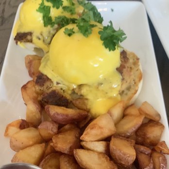 Roxy on Broadway - Crab Cake Benedict - Music Venues Near Me - Denver, Colorado
