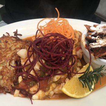 Betuccinis - del mare? scramble with shrimp ... hashbrowns chiliquiles - Italian Near Me - Rosarito Beach, BCN