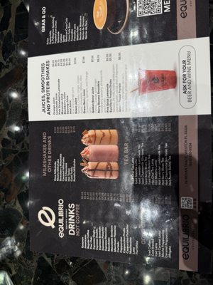 Menu photo 2 Equilibrio Coffee House Weston, FL
