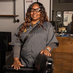 Vinings Barber - Paula is a detail-focused master barber offering refined, personalized cuts with a calm, elevated experience and precise finishing.
