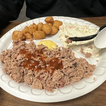 B&B Barbeque - Smoked brisket and cheese balls. - Barbeque Near Me - Albany, Missouri