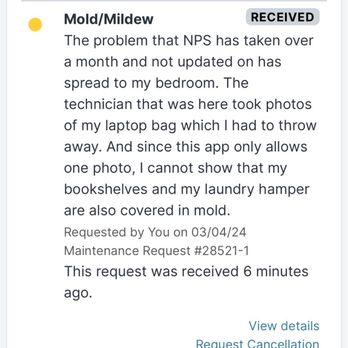 NPS Management - Maintenance request for another thing they were notified of a month ago - Property Management Near Me - Long Beach, California