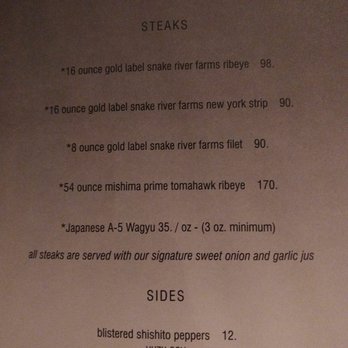 Morimoto - Menu - Japanese Near Me - Las Vegas, Nevada