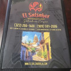 El Salsabor - Menu