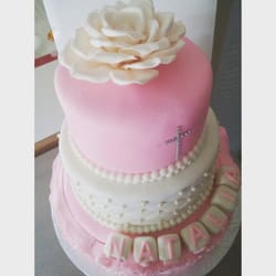 Ibake Cake Supplies - Thanks iBake for the beautiful rose gumpaste flower that topped my cake creation. You guys are the best!