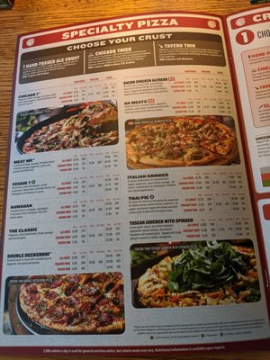 Menu photo 1 Old Chicago Pizza + Taproom EDEN PRAIRIE, MN Menu photo 1 Old Chicago Pizza + Taproom EDEN PRAIRIE, MN