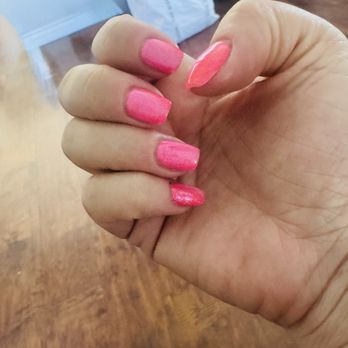 GoBahli Nails - New cat eye hot pink color! - Nail Salons Near Me - Carlsbad, California