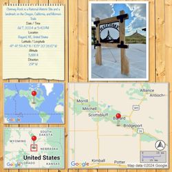 Chimney Rock Visitors Center - 07.07.24 Chimney Rock in NE