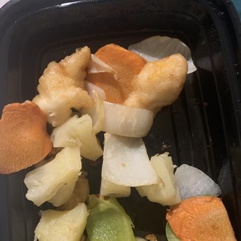Hong Kong Express - Sweet and sour chicken with NOOO sauce - Chinese Near Me - Forney, Texas