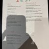 Zest gift card
