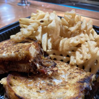 Fat Fowl - Ox Tail grilled cheese with fries - Caribbean Near Me - Brooklyn, New York Fat Fowl - Ox Tail grilled cheese with fries - Caribbean Near Me - Brooklyn, New York
