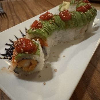 Sunda New Asian - River North - Sweet Potato Caterpillar Roll - Asian Fusion Near Me - Chicago, Illinois Sunda New Asian - River North - Sweet Potato Caterpillar Roll - Asian Fusion Near Me - Chicago, Illinois