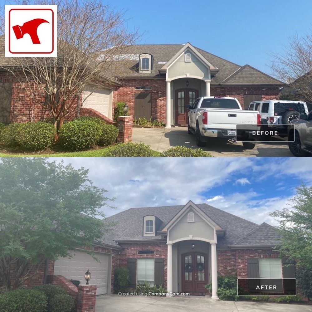 Slide of Red Hammer Roofing