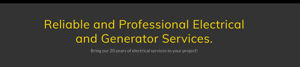 Slide of Intensity Electrical Service