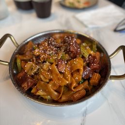 Spicy Braised Pork Flat Noodles Spicy Braised Pork Flat Noodles