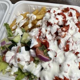 Chicken gyro platter