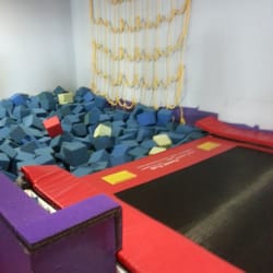 Foam pit toddler play area