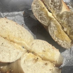 Bagel World - Buttered bagel