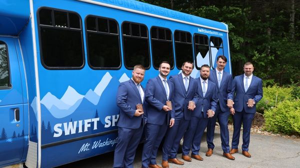 Book us for your next group outing - Come play in Mount Washington Valley!
Leave the driving to us! Book us for your next group outing - Come play in Mount Washington Valley!
Leave the driving to us!