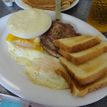 Grits Grill - Steak & eggs, over easy, grits, toast. - American Near Me - Nags Head, North Carolina