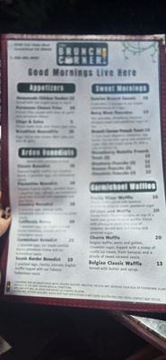 Menu photo 1 The Brunch Corner Carmichael, CA