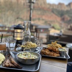 Scout Bar & Grill - Brisket Mac n Cheese, Smoked Fried Chicken Plate, Brisket Platter