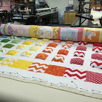 Burlington Electric Quilters - This quilt had puffs..the long arm handled it beautifully! - Fabric Stores Near Me - Burlington, Massachusetts Burlington Electric Quilters - This quilt had puffs..the long arm handled it beautifully! - Fabric Stores Near Me - Burlington, Massachusetts