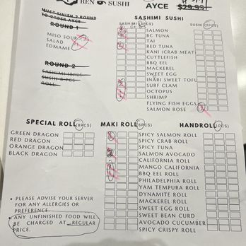 Ren Sushi - Their menu is quite limited - Sushi Bars Near Me - Richmond Hill, Ontario Ren Sushi - Their menu is quite limited - Sushi Bars Near Me - Richmond Hill, Ontario