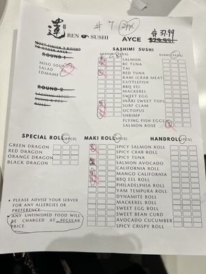 Menu photo 5 Ren Sushi Richmond Hill, ON Menu photo 5 Ren Sushi Richmond Hill, ON