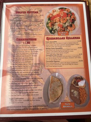 Menu photo 4 El Azteca Wapakoneta, OH Menu photo 4 El Azteca Wapakoneta, OH