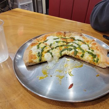 Slice House by Tony Gemignani - Burrata Queen on New York crust - Pizza Near Me - Belmont, California Slice House by Tony Gemignani - Burrata Queen on New York crust - Pizza Near Me - Belmont, California