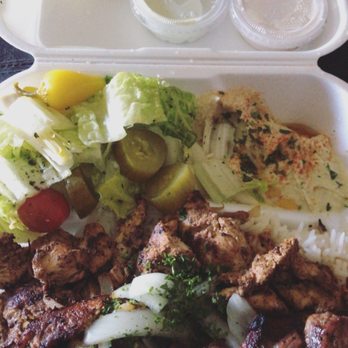 Kabob House - Chicken Shawarma plate - Mediterranean Near Me - Riverside, California