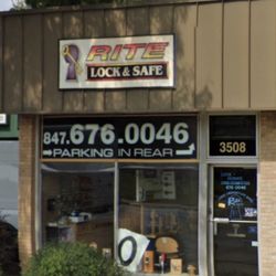 Rite Lock & Safe - Storefront on Dempster in Skokie