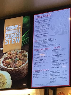 Menu photo 6 Boudin SF San Jose, CA
