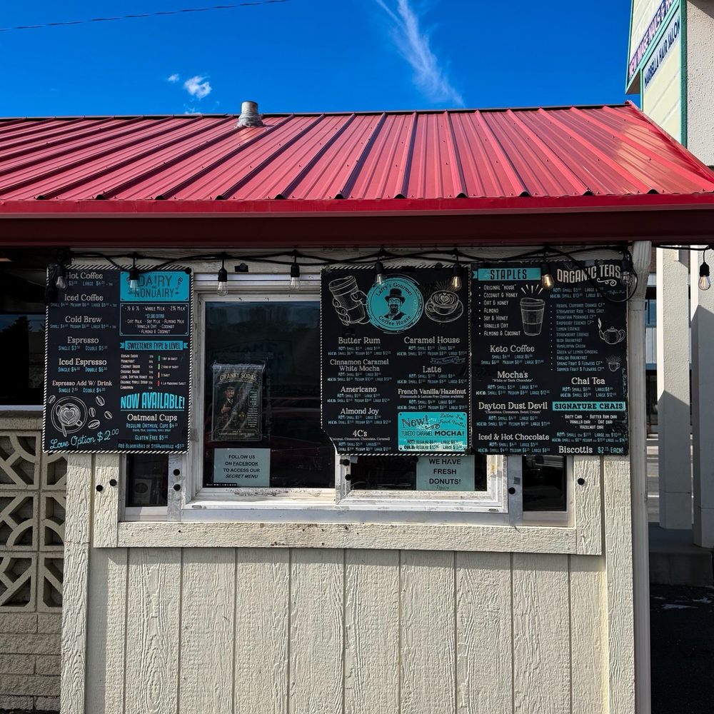 Larry's Gourmet Coffee House - Drive Through Menu. - Coffee & Tea Near Me - Carson City, Nevada Larry's Gourmet Coffee House - Drive Through Menu. - Coffee & Tea Near Me - Carson City, Nevada