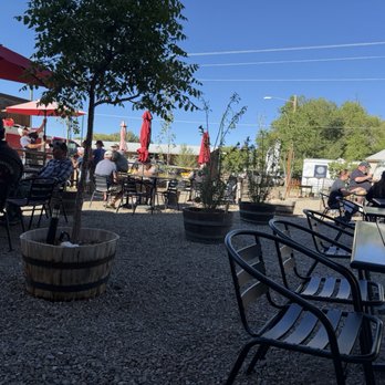 Kelly’s Kitchen - Outdoor dog friendly outdoor seating with umbrellas - August 15, 2025 - Coffee & Tea Near Me - Dolores, Colorado