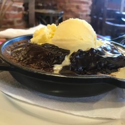 Pilgrin - Sarten de chocolate con Helado de Vainilla