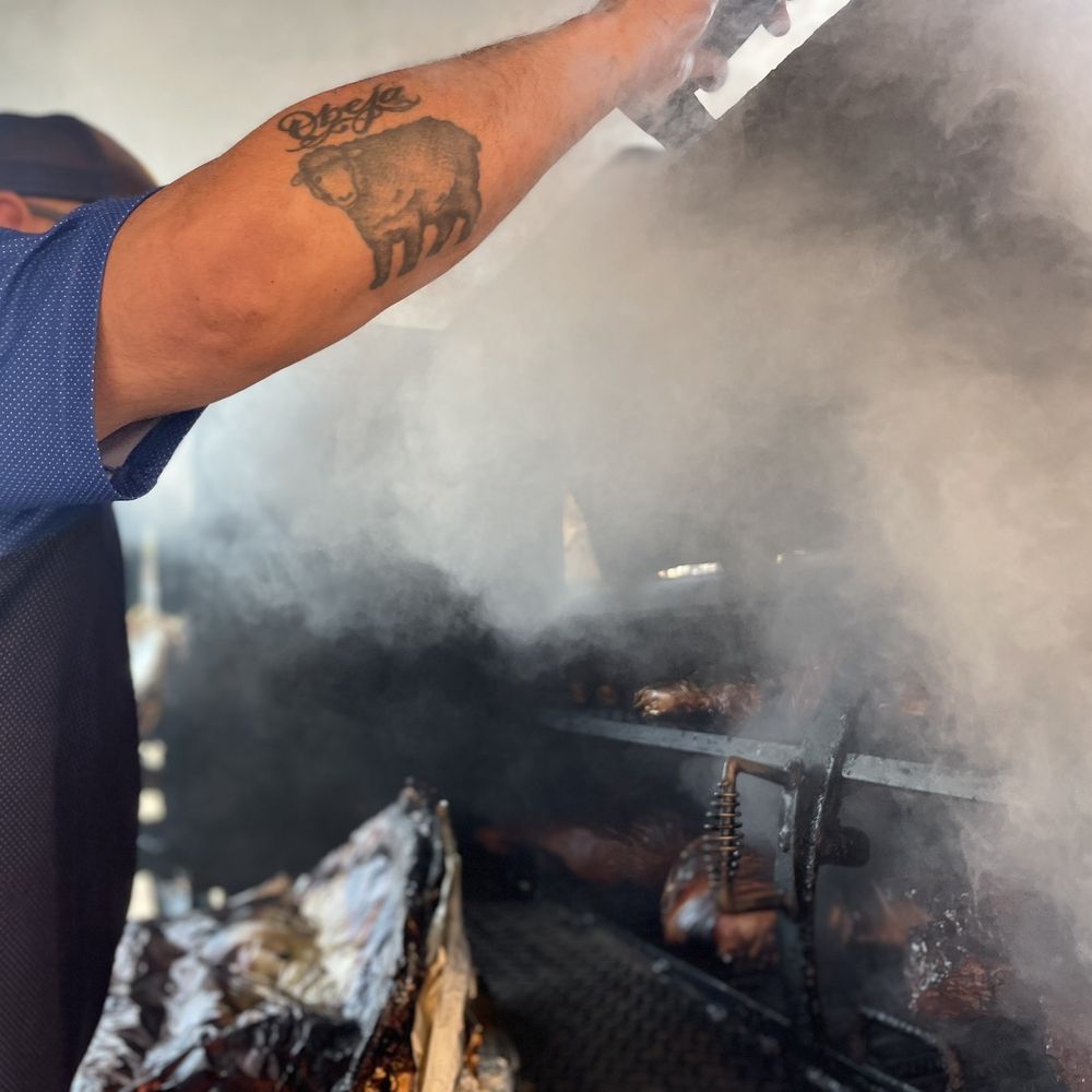 Fire For The Lord Bbq - a man with a tattoo on his arm - Barbeque Near Me - Greenville , Texas Fire For The Lord Bbq - a man with a tattoo on his arm - Barbeque Near Me - Greenville , Texas