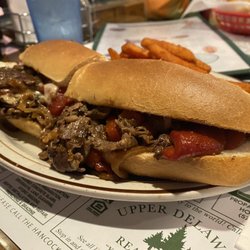 Circle E Diner - Philly Cheesesteak with red peppers requested instead of green