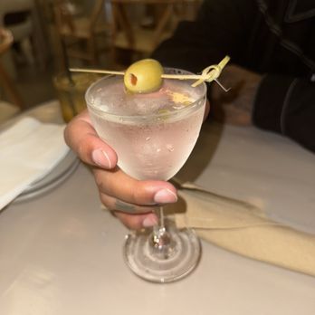 Luna Bistro Cafe - Dirty martini - New American Near Me - Long Beach, California